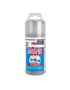 Rubberboot rep. set pvc grijs