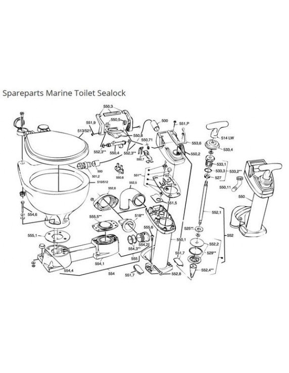 nr.533.4 RM69 Sealock slotring (STD)