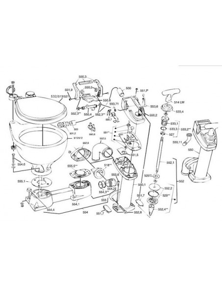 nr.554.4 RM69 Sealock afdekdop basis(SLK)