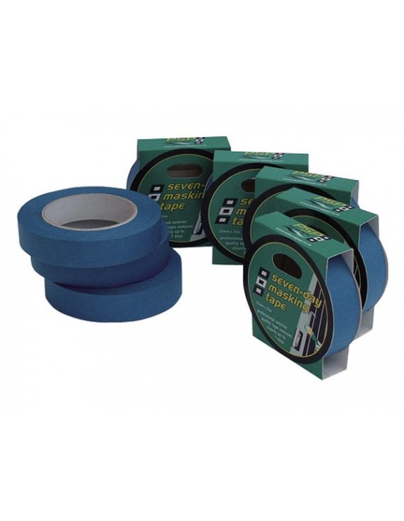 7DAY MASKING TAPE BLUE 25MMX25M