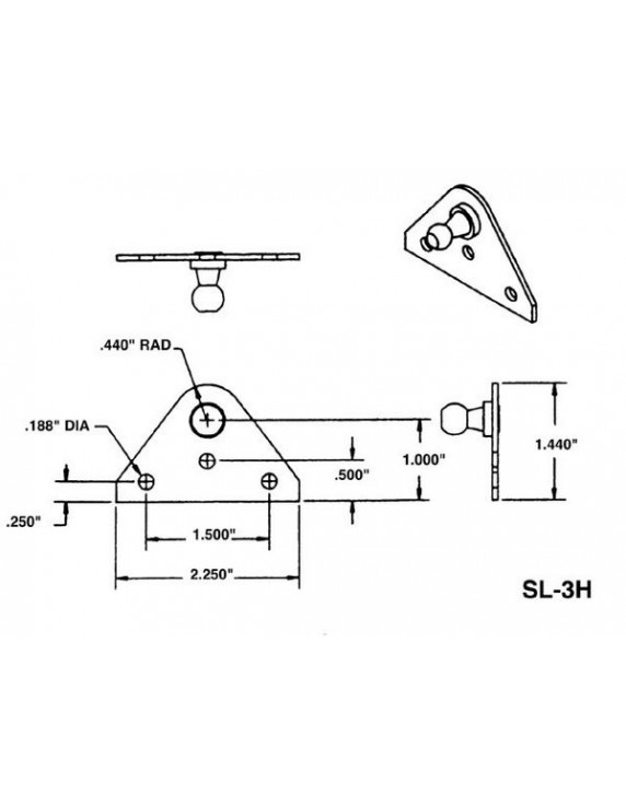 VLAKKE STEUN SL-3H