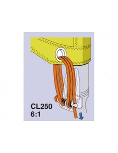 CLAMCLEAT CL250 ALU 3-5MM 2