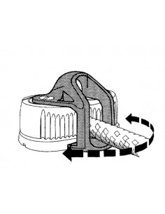 RF5415 MEDIUM CLEAT FAIRLEAD BLACK 2