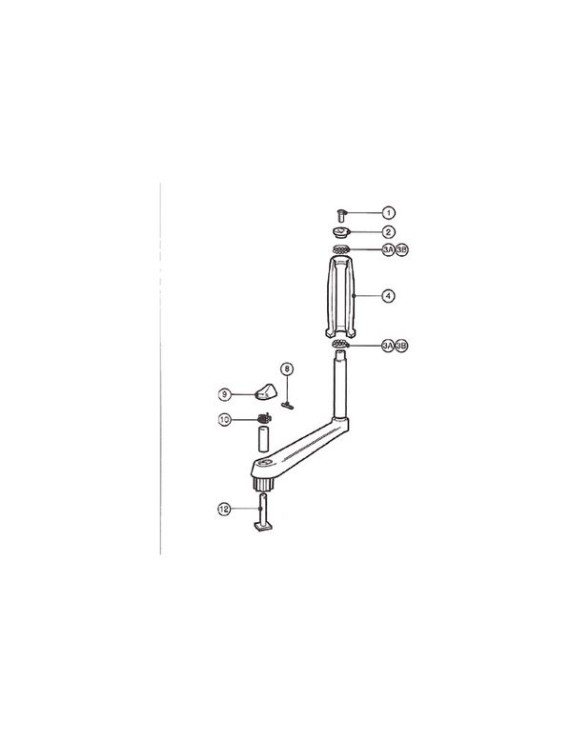 29140011 HANDLE TURN KIT GREY