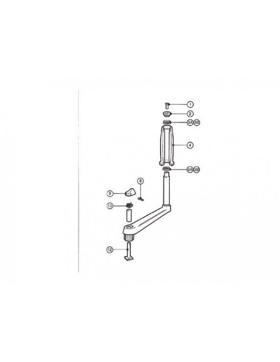 29140011 HANDLE TURN KIT GREY