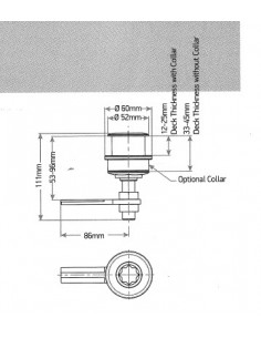 89400061 COCKPIT LOCKER LATCH 2