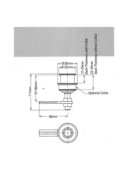 89400061 COCKPIT LOCKER LATCH