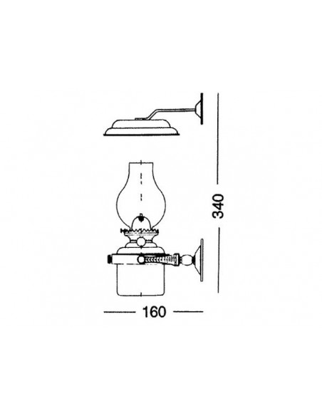 LAMPEGLAS 1 LIGNE X 140MM