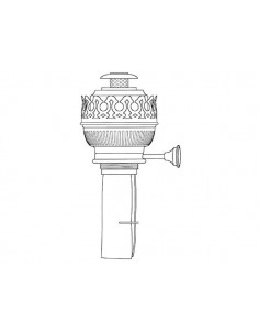 Oliebranders met katoen