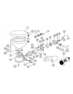 37040-0000 Service kit voor jabsco serie 37010 2