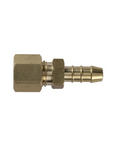 koppelstuk recht met 8mm slangpilaar