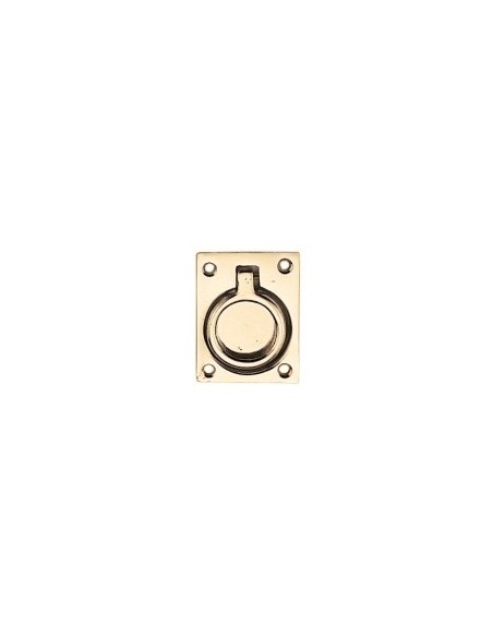 Luikring 61x47 mm Messing gepolijst