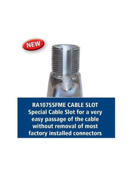 RA107SSFME ANTENNE VOET RVS