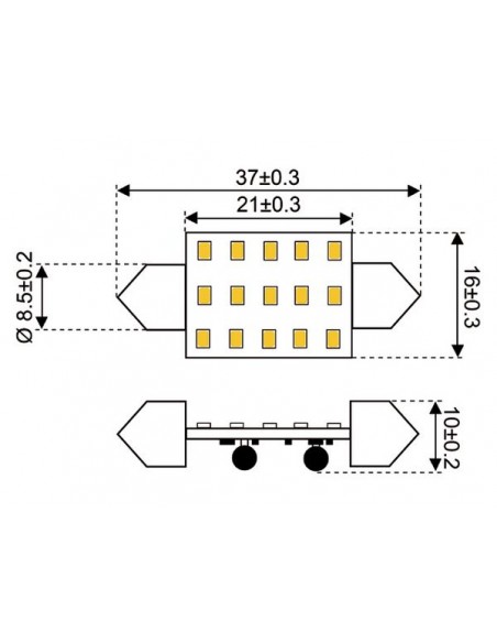 Super LED Festoon