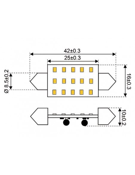 Super LED Festoon