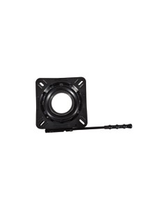 DRAAIPLATEAU MET LOCK GECOAT ZWART 2