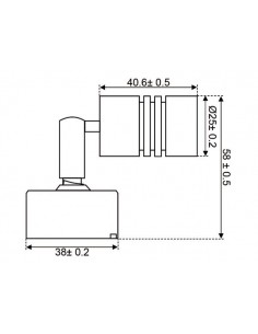 LED 1x2S22S LED LEESLAMP 10-30V 3000K 2
