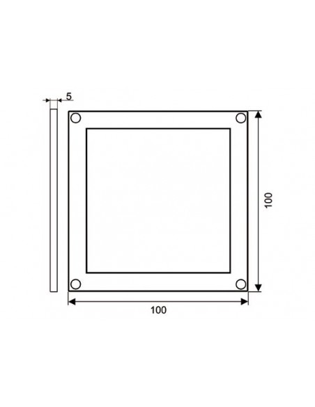 Led opbouw plafonniere 