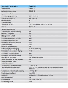55006010 Masterswitch 5kW 2