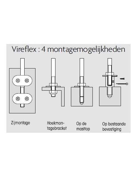 Windaanwijzer Vireflex 15"