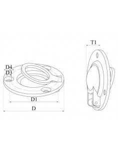 Luikring rvs flush 2