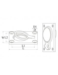 Luikring rvs flush 2