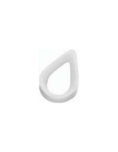 Puntkous nylon wit 1 cm