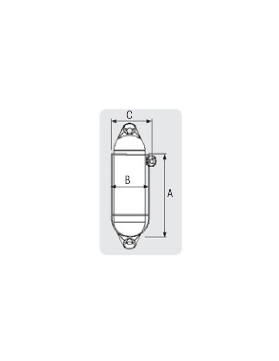 Fenderhouder voor 1-fender 