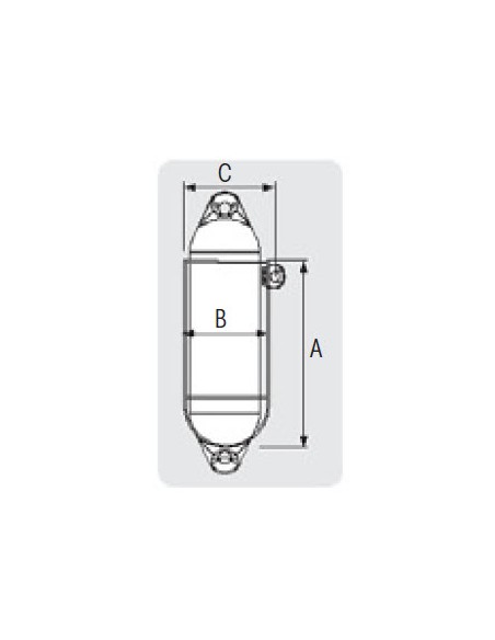 Fenderhouder voor 1-fender 