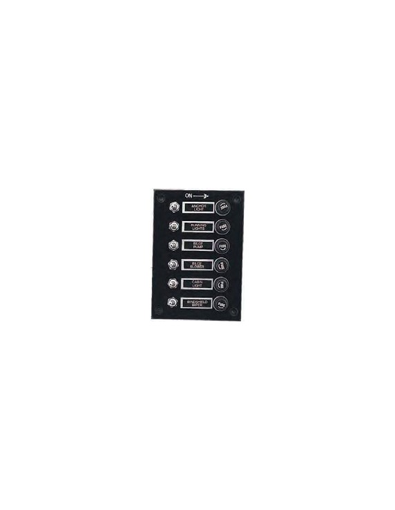 SWITCH PANEL 6 GANG 12V