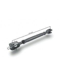 Wantspanner RVS gaffel - gaffel UNF div.modellen