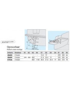 Telescopische zwemtrap 2