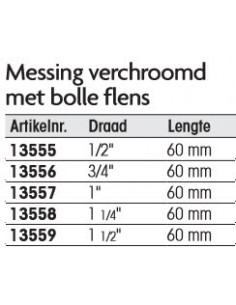 Huiddoorvoer verchroomd  2