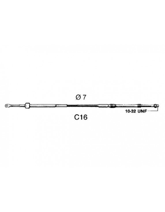 C16 MOTORBEDIENINGSKABEL