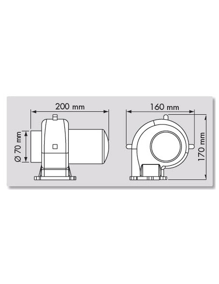 Bilge Blower 12V of 24V